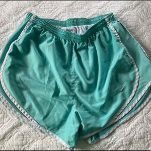Teal Nike Tempo Shorts - medium